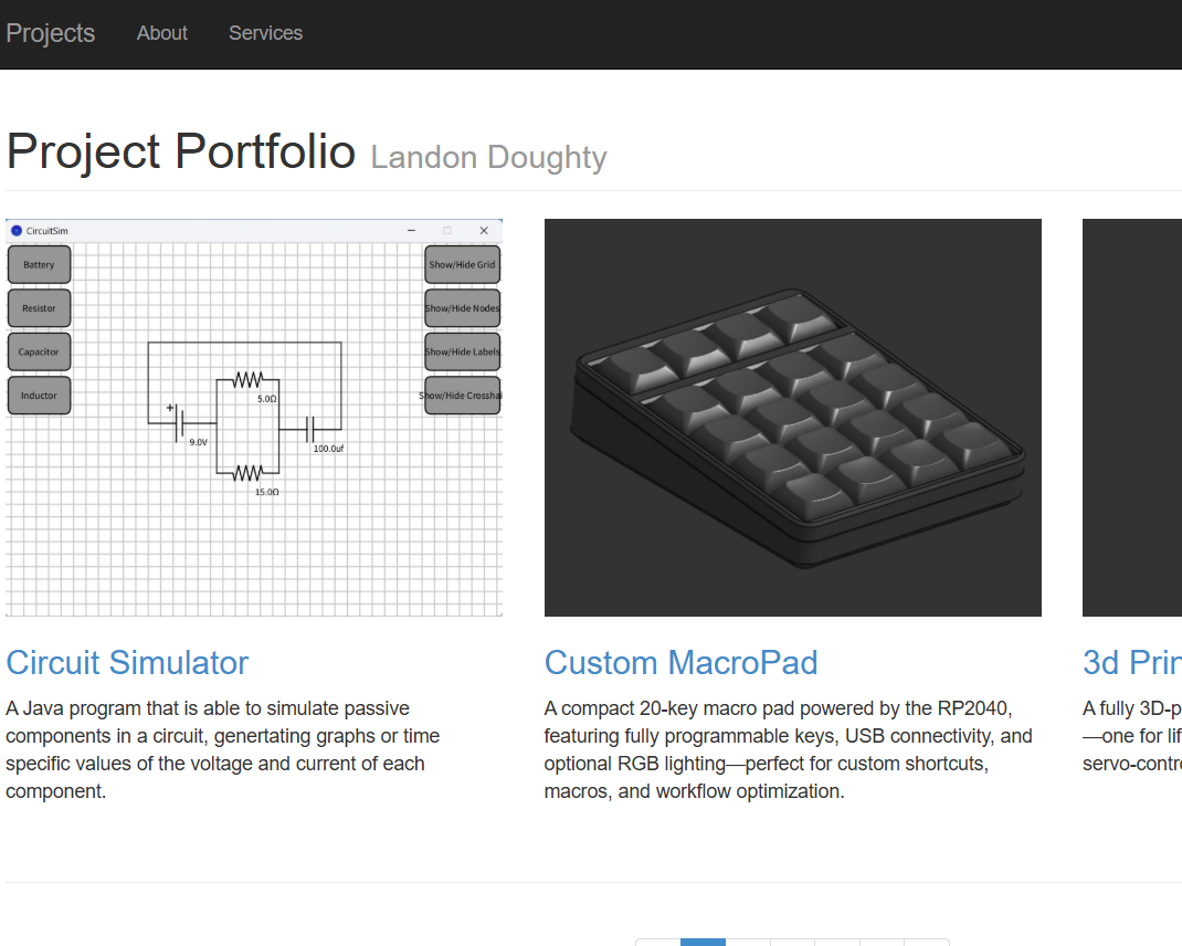 Website Home Page